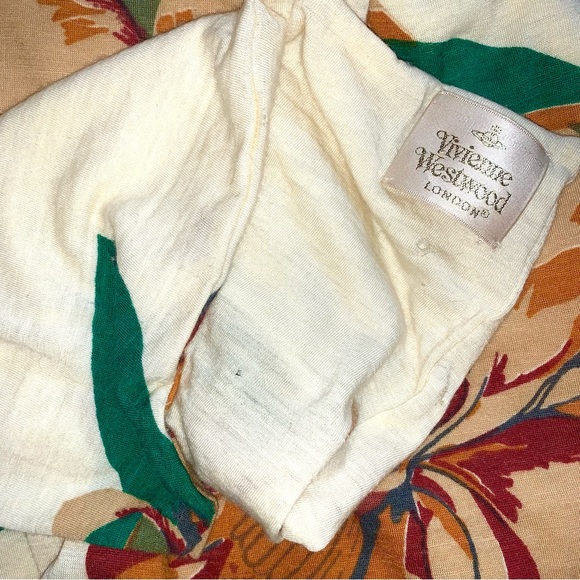 Vivienne Westwood Vintage 1990’s Rare Sample Top Wool Floral Runway Belt Scarf S - Picture 5 of 16